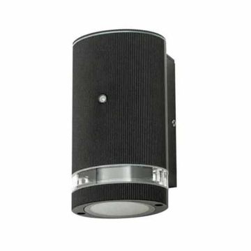 Forum Helix ZN-35686-BLK GU10 Outdoor Down Light Wall Fitting c/w Photocell