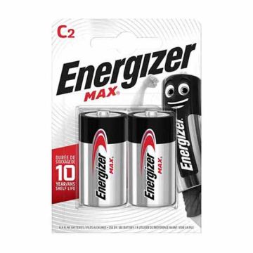 Energizer LR14 Max C 1.5 Volt Battery (pack of 2)