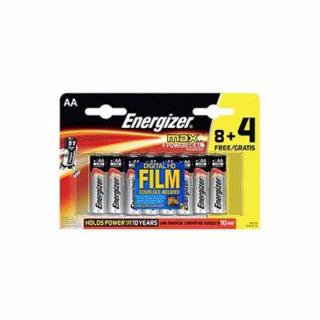 Energizer AA Max LR6 1.5 Volt Battery (pack of 12)