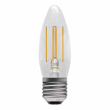 Bell 60111 4w LED Filament Candle Lamp ES - Cool White