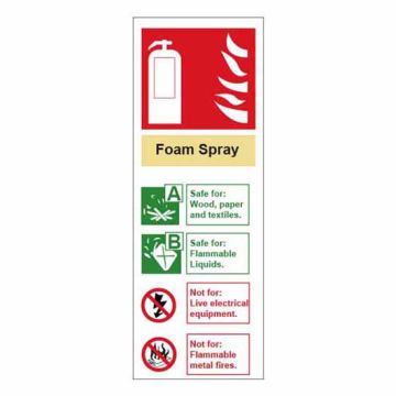 Foam Spray Sign