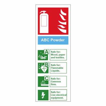 Powder Extinguisher Sign
