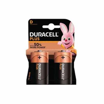 Duracell  D Batteries 2 Pack