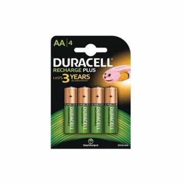 Duracell AA Re-Chargeable Batteries 4 Pack