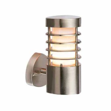 Saxby/Endon Bliss 13798 IP44 Stainless Steel Wall Light