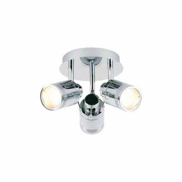 Forum Spa 27405-CHR IP44 Bathroom 3 Light Spotlight - Chrome