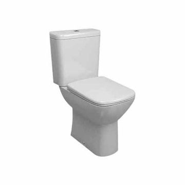 Lecico Comfort Height Square Pan; Cistern & Soft Close Seat