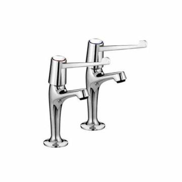 Bristan Lever H/N Sink Taps - Chrome VAL2HNKCCD