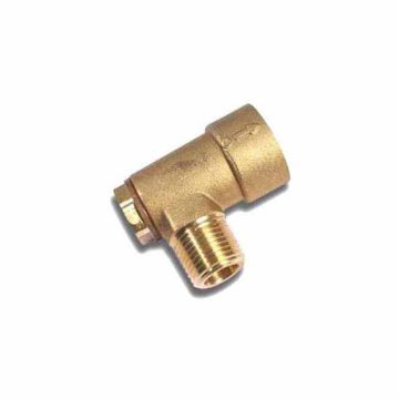 Gas Fitting Brass Cooker Elbow - Angle Bayonet x 1/2" Male BSP