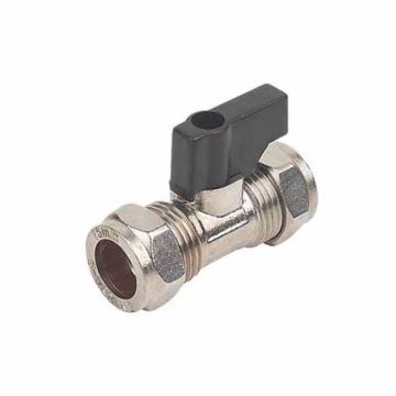 15mm Compression Heavy Pattern Isolation Valve with Handle
