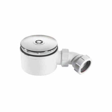 McAlpine ST90CP10  1.1/2" 50mm Seal Shower Trap and Waste 90mm Flange