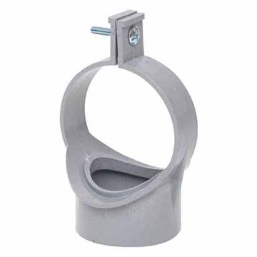 Polypipe 6" Grey Soil Side Fix, Strap Boss SG16