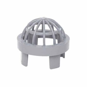 Polypipe 6" Grey Soil Balloon Grating SV62