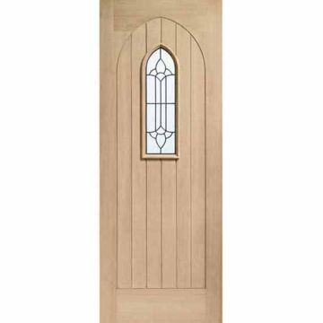 XL Oak Veneered Westminster Triple Glazed External Door
