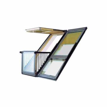 Velux GDL SK0W224 CABRIO Balcony Set c/w Single Side Light To Suit Tile
