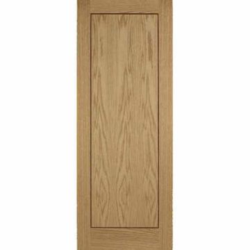 LPD Oak Veneered 1 Panel Inlay Flush Internal Door