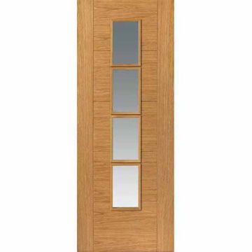 JB Kind Bela Oak Glazed Pre-Finished-Internal Door