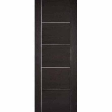 LPD Vancouver 5 Panel Dark Grey Laminate Finish Semi Solid Int Door