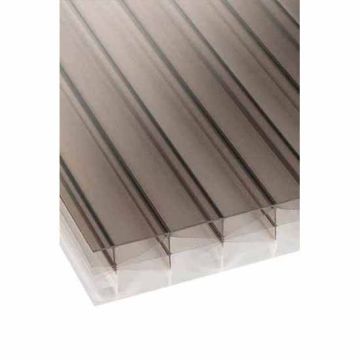 Corotherm 7Xwall Bronze & Opal Polycarbonate Sheet - 25mm