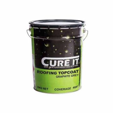 Cure-It TOPCURECT Roofing 20Kg 50m² Topcoat for GRP Roofing