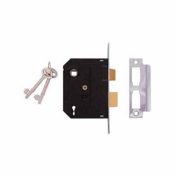 Union Y2295 Chrome Plated 2 Lever Mortice Sash Lock