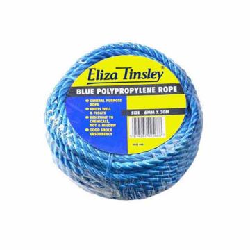 Eliza Tinsley Blue Polypropylene Rope
