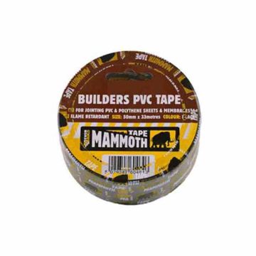 Everbuild Builders Black PVC Tape - 33m
