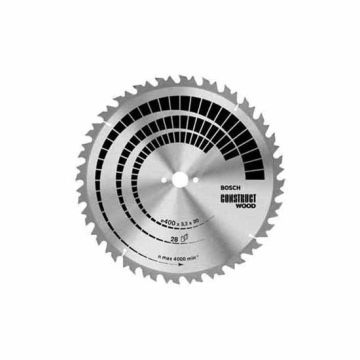 Bosch Construct Nail Proof 30mm Bore 20 Tootth Circular Saw Blade