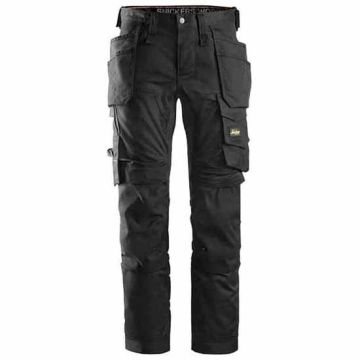 Snickers 6241 0404 All Round Work Strech Trousers - Black