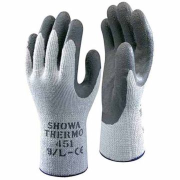 Showa 451 Thermo Grey Gloves