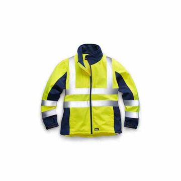 StandSafe Hi-Vis Soft Shell Jacket - Yellow & Blue