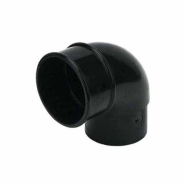 FloPlast RB1 68mm Round Rainwater Downpipe 92½° Offset Bend