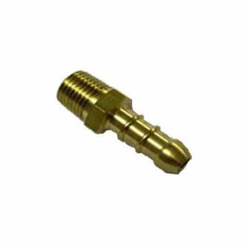 Intergas CHT Brass LPG Nozzle Adaptor - Male BSP x Hose Bore