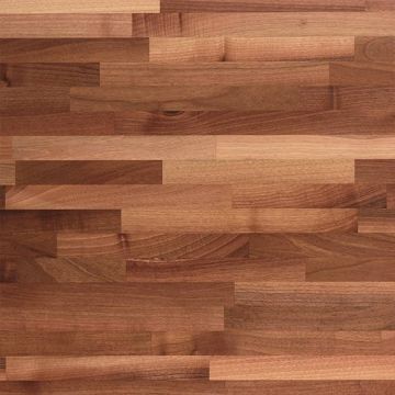 Tuscan Walnut Solid Wood Unfinished Upstand - 3000 x 100 x 18mm