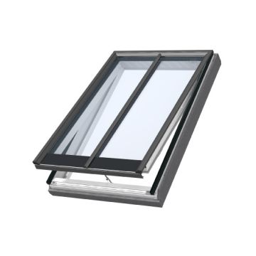 Velux GCL 2501H Heritage Conservation White Painted Top Hung Roof Window - Outdoor View