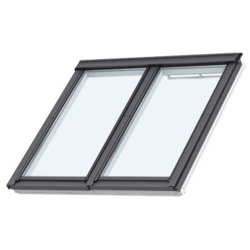 Velux GGLS 2066 White Painted 2-in-1 Triple Glazed Top Hung Roof Window - Outdoor View