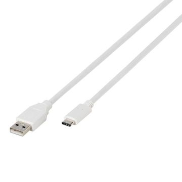 Vivanco USB 2.0 A-Plug to C-Plug White PVC 1.2 Metre Cable 