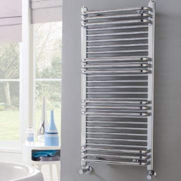 Vogue Tempo Mild Steel Towel Warmer - Chrome