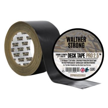 Walther Strong Self Adhesive Non-Butyl Deck Tape Pro 2.5 - 50 Metres x 50mm