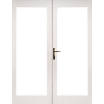 XL White La Porte French Door Set