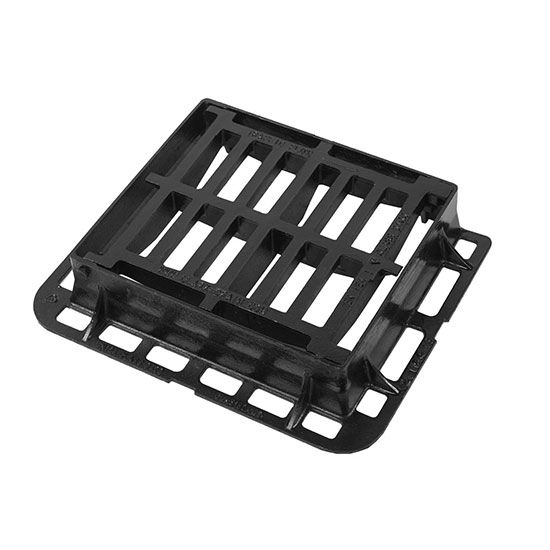 Clark CD180KMD D400 Ductile Fixed End Hinge Gully Grate & Frame - 430 x 370 x 100mm