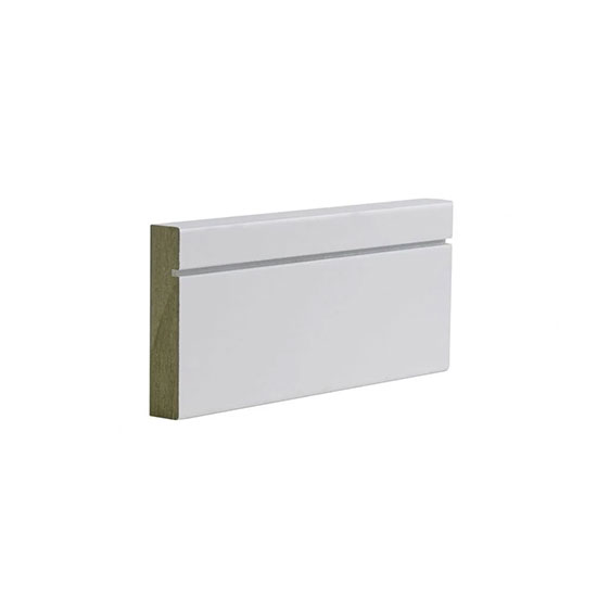 Deanta White Primed Shaker Architrave Set - 2180 x 80 x 16mm (5 Pieces)