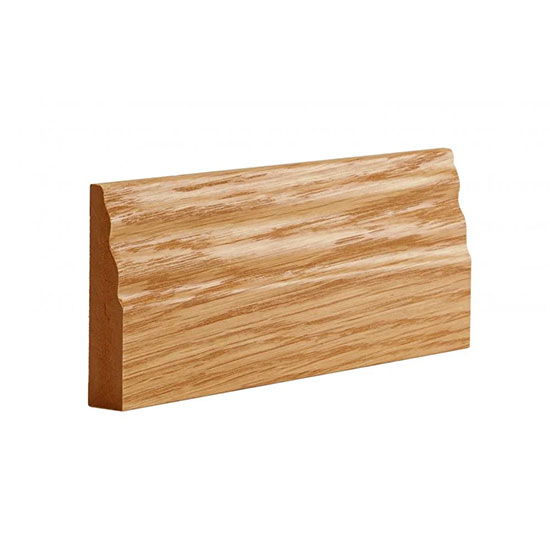 Deanta Traditional Pre-Finished Oak Veneered Architrave Set - 2180 x 80 x 16mm (5 Pack)