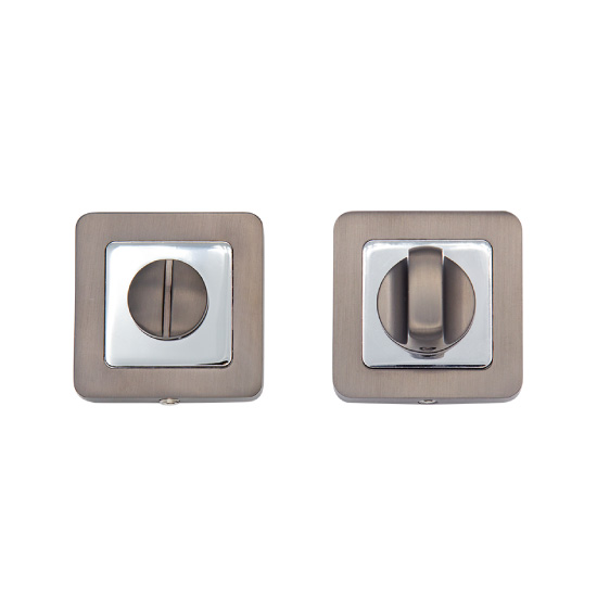 Deanta Bathroom Thumb-Turn Lock - Matt Satin Black