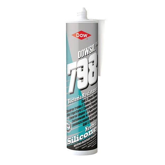 Dow Corning 798 Bacteria Resistant Cold/Clean Room Silicone - White
