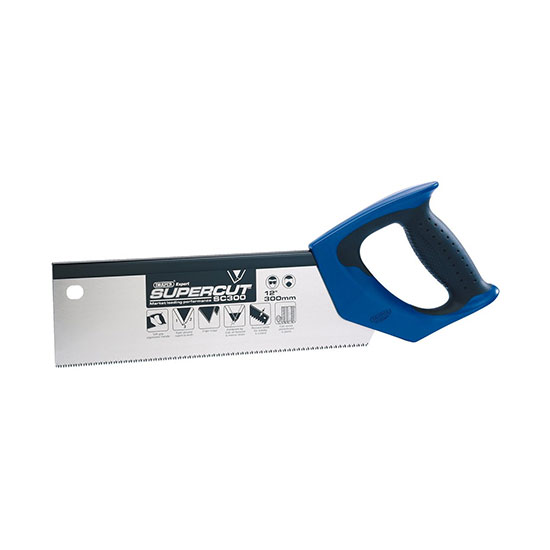 Draper 49280 Supercut Soft Grip Hardpoint Tenon Saw 300mm/12" 11tpi/12ppi