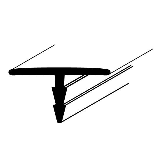 Easyfix ER066 Rigid 'T' Section - 19 x 2400mm