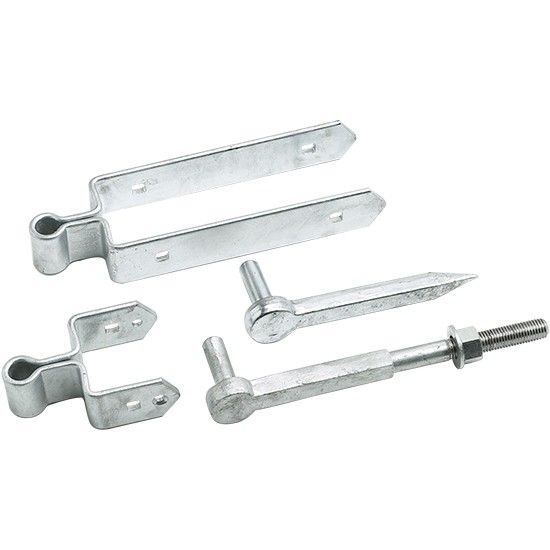 Eliza Tinsley Double Strap Gate Hinge Set For 3" Timber 8325-002 Galvanised