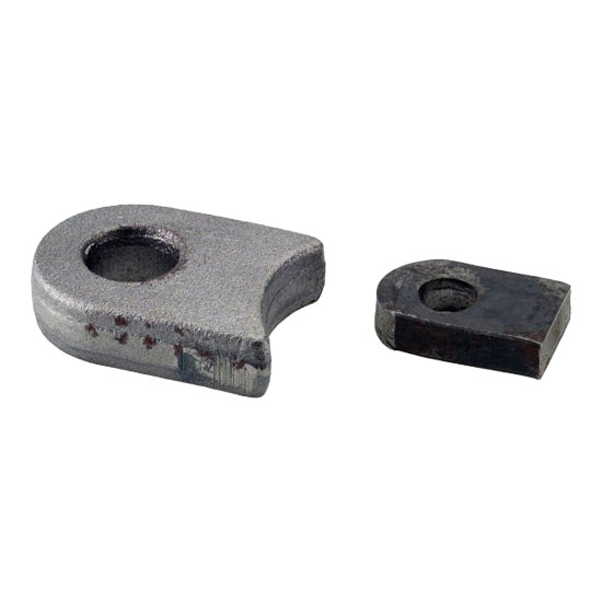 Eliza Tinsley Flat Base Gate Eye - Eye to Weld On 3/4" Pin 8253-431 Self Colour