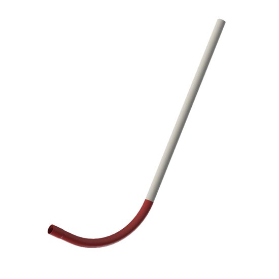 Emtelle 5077 Red & White 38mm Electrical Hockey Stick Bend
